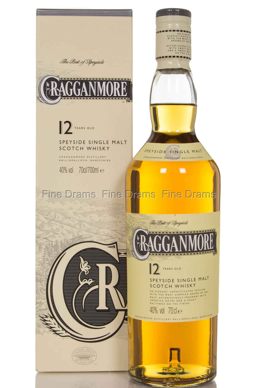 Cragganmore 12 Year Old 70 cl 40