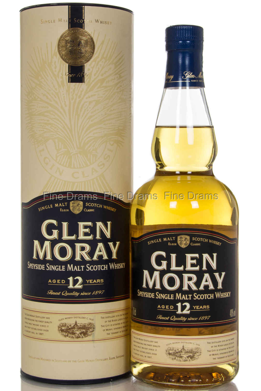 Glen Moray 12 Year Old 70 cl 40