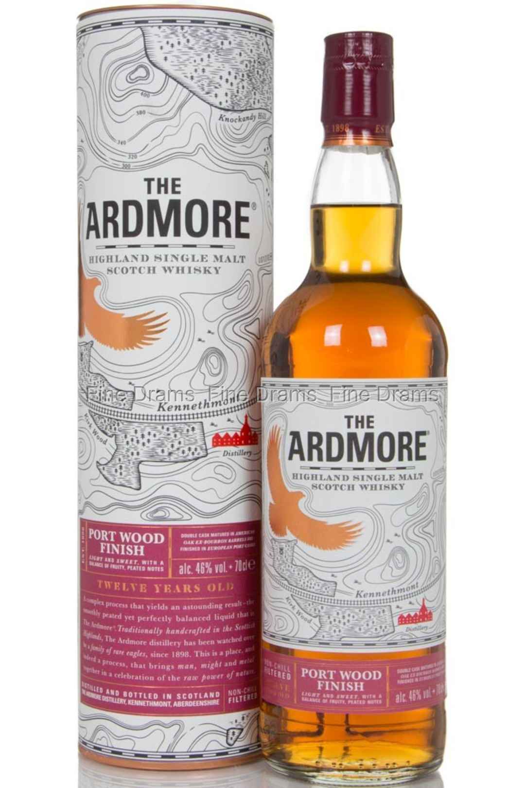 Ardmore 12 Year Old Port Wood Finish 70 cl 46