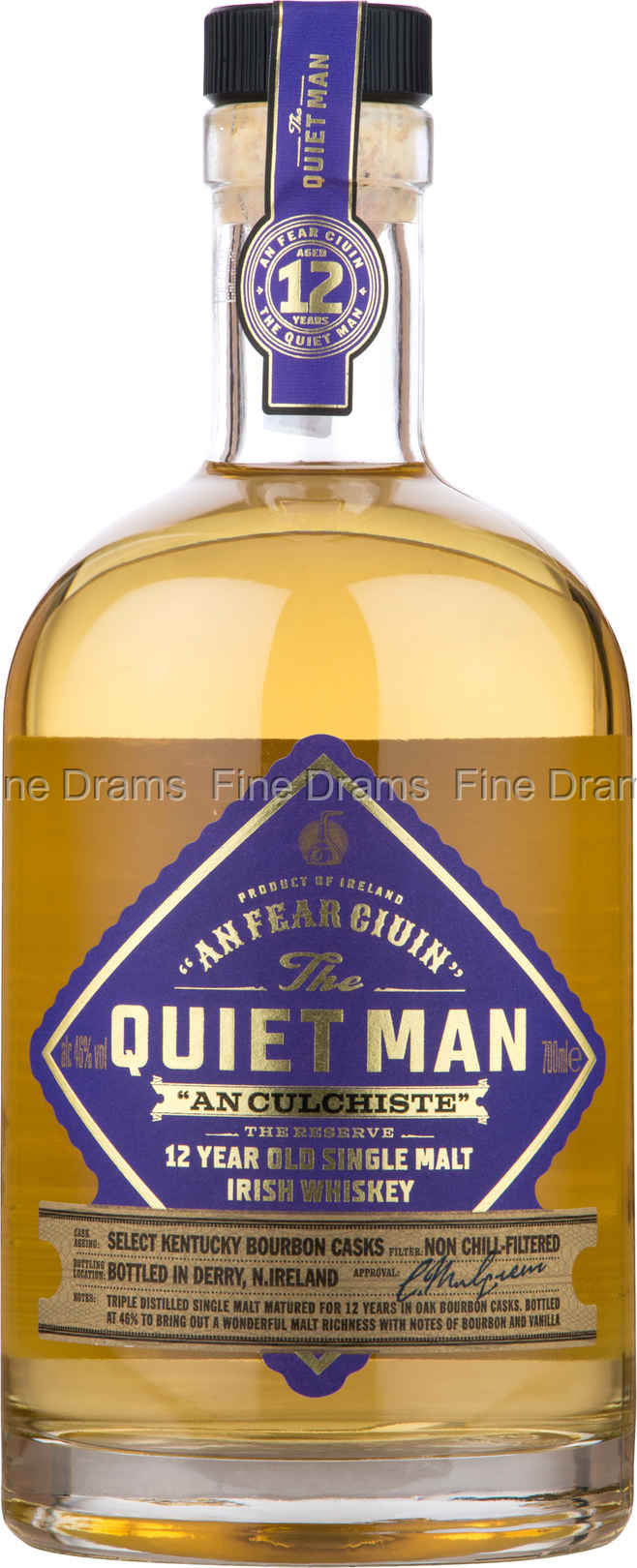 Quiet Man 12 Year Old An Culchiste 70 cl 46