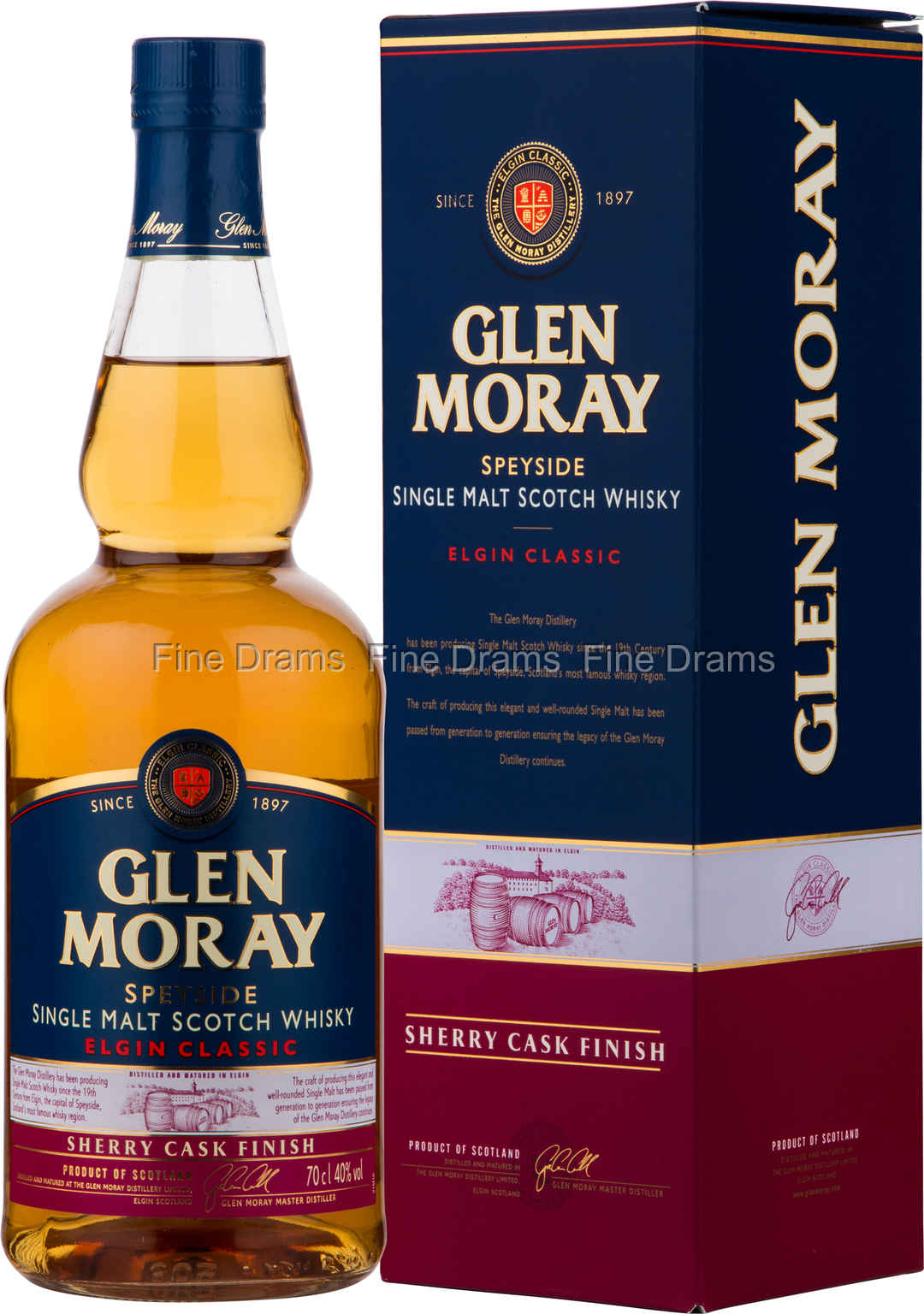 Glen Moray Sherry Cask Finish 70 cl 40