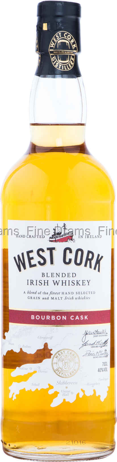 West Cork Bourbon Cask 70 cl 40