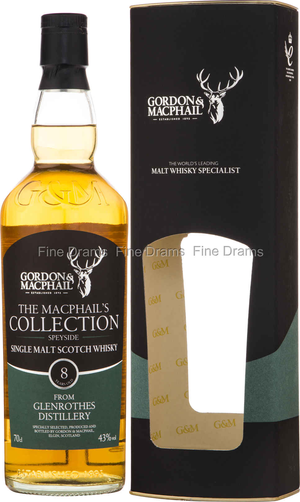 Glenrothes 8 Year Old The MacPhails Collection Gordon MacPhail 70 cl 43