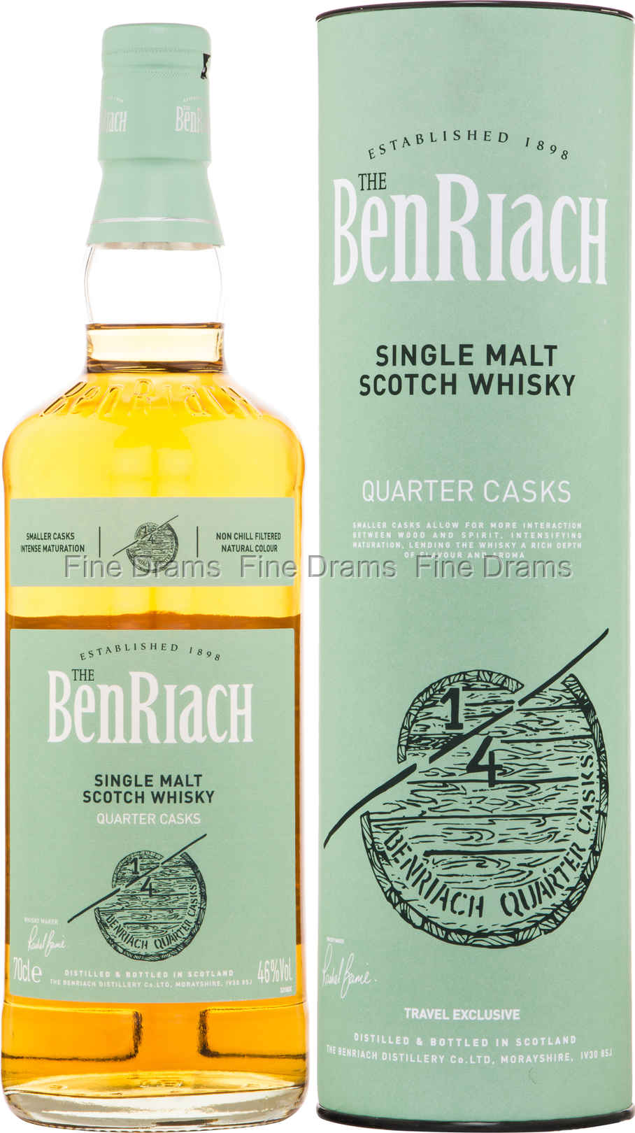 BenRiach Quarter Casks 70 cl 46