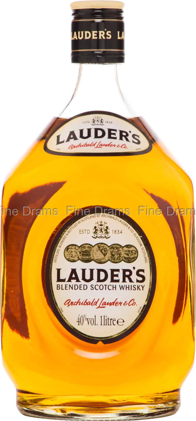 Lauders Blended Scotch Whisky 1 Liter 100 cl 40