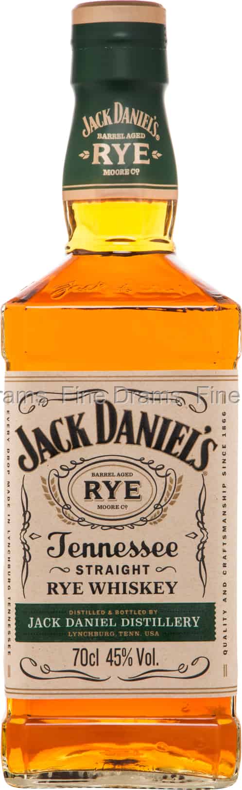 Jack Daniels Tennessee Straight Rye 70 cl 45