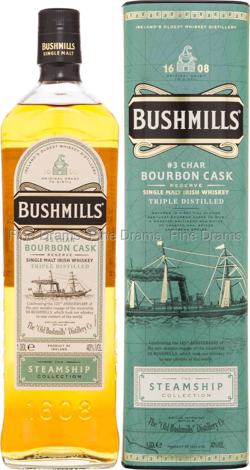 Bushmills Steamship Bourbon Cask 1 Liter 100 cl 40