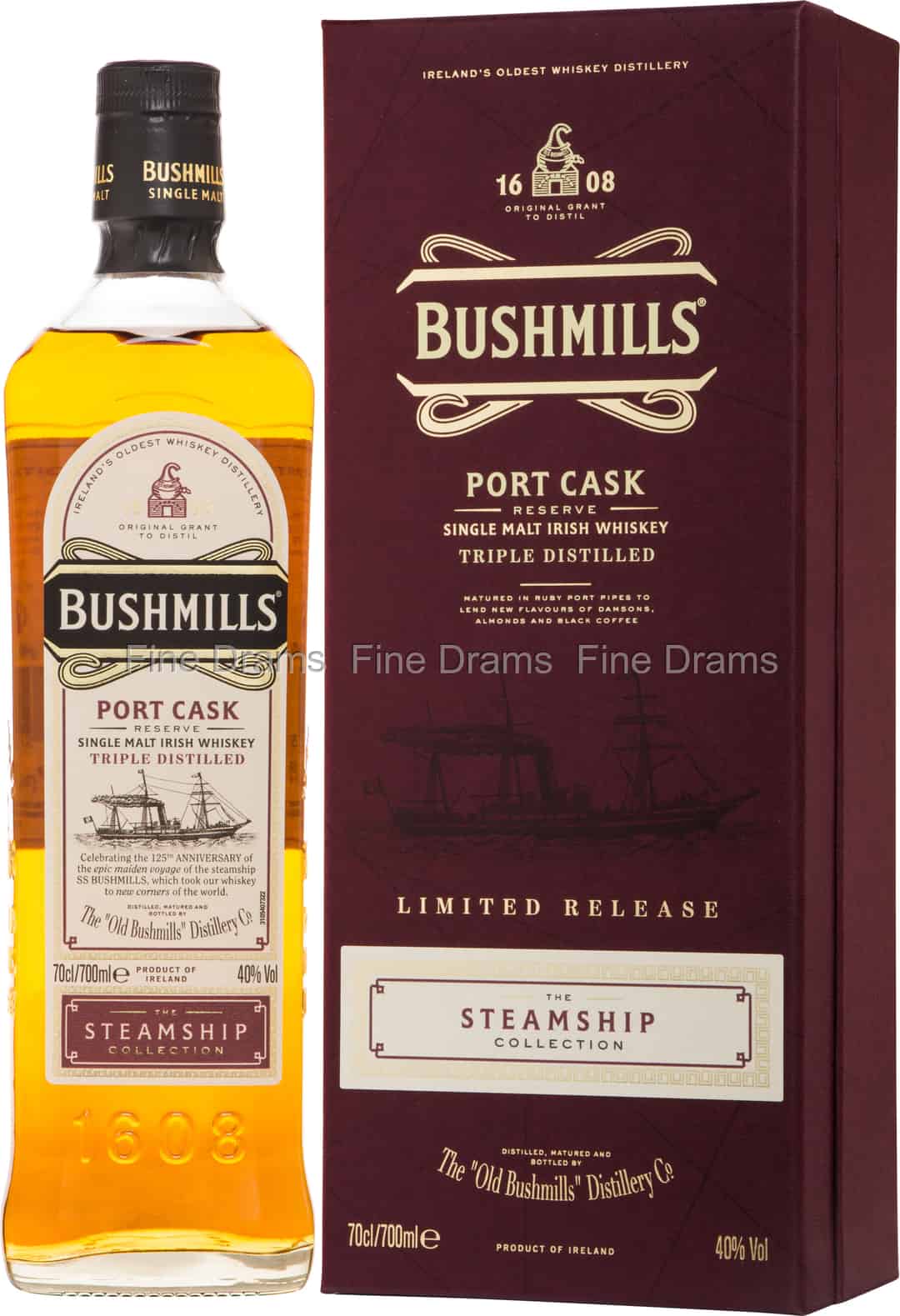 Bushmills Steamship Port Cask 70 cl 40