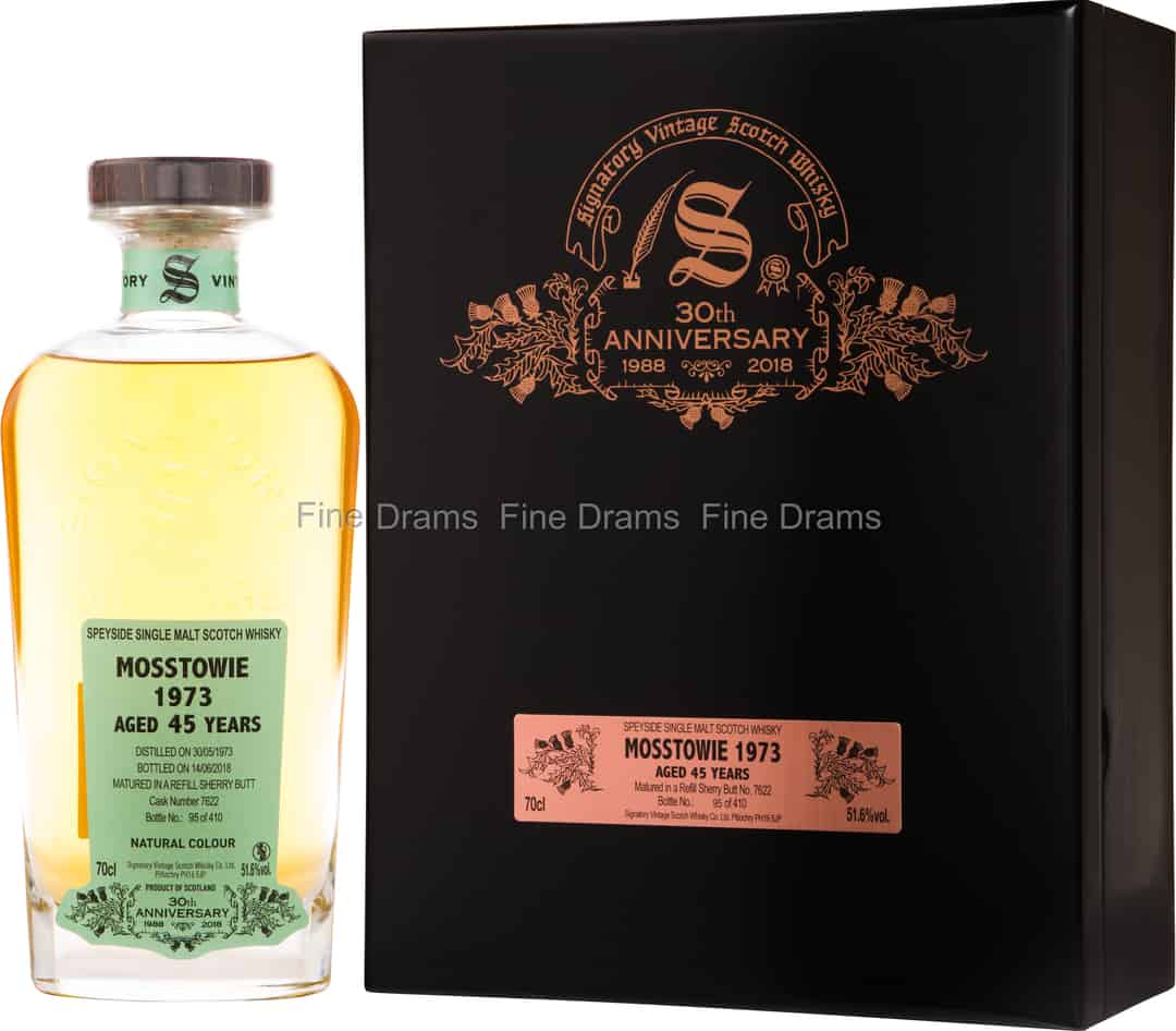 Mosstowie 45 Year Old 1973 Signatory 30th Anniversary 70 cl 516