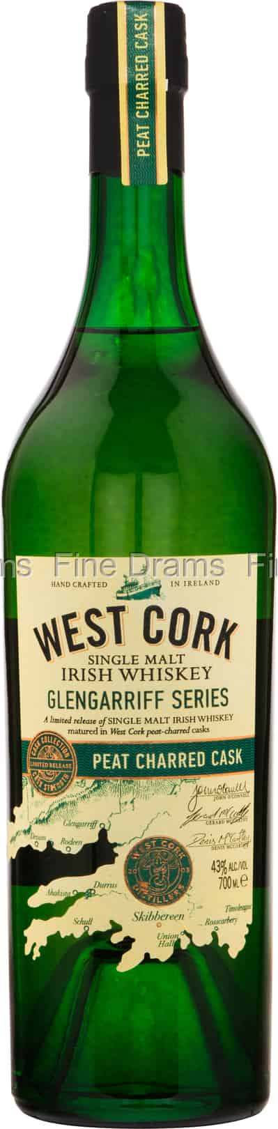 West Cork Glengarriff Series Peat Charred Cask Finish 70 cl 43