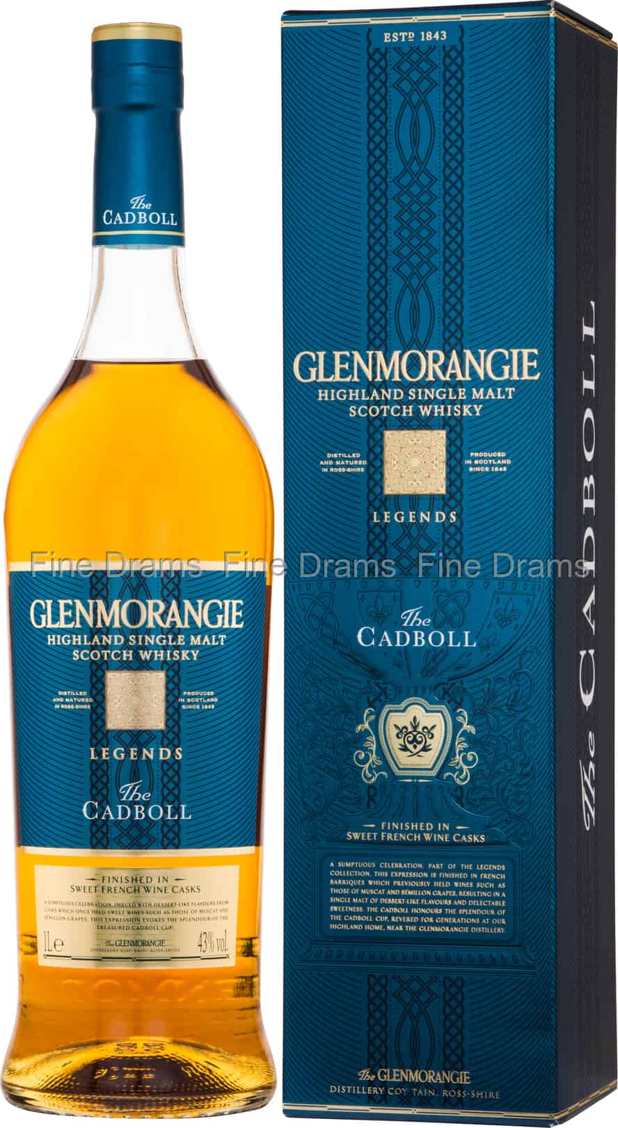 Glenmorangie The Cadboll 1 Liter 100 cl 43