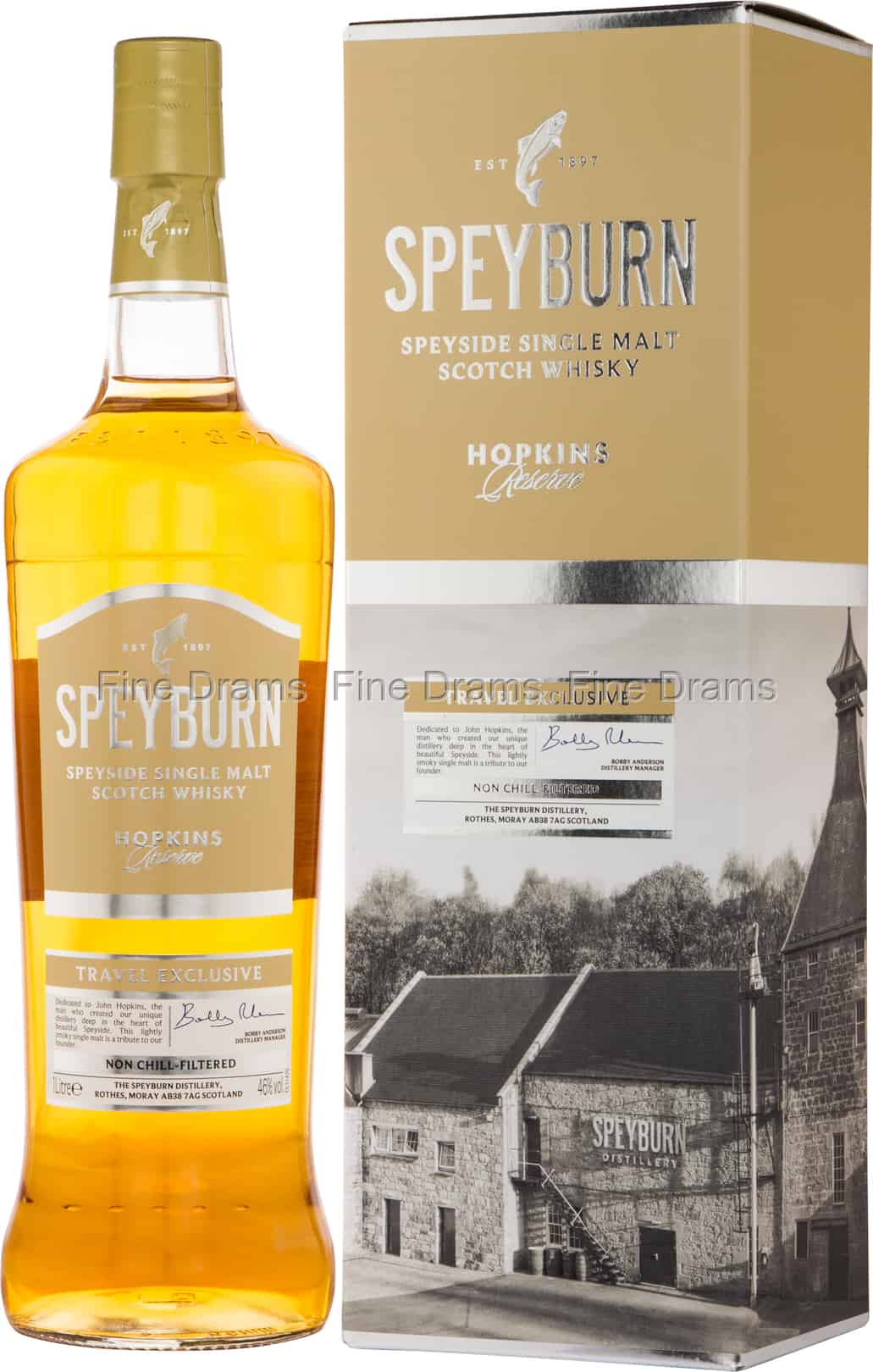 Speyburn Hopkins Reserve 1 Liter 100 cl 46