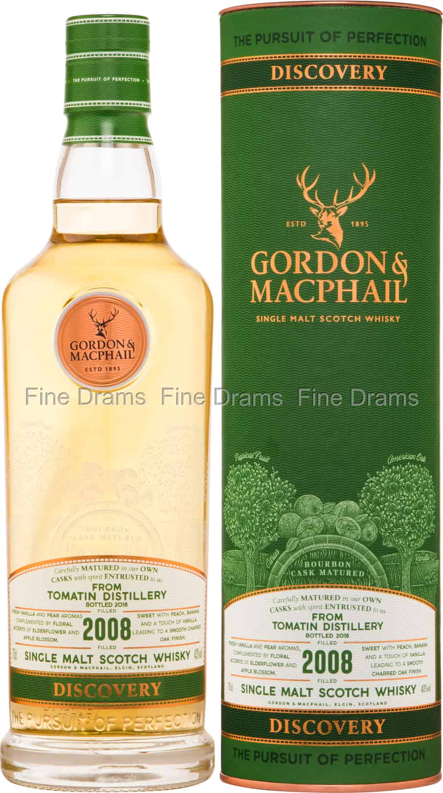 Tomatin 2008 Bottled 2018 Discovery Gordon MacPhail 70 cl 43