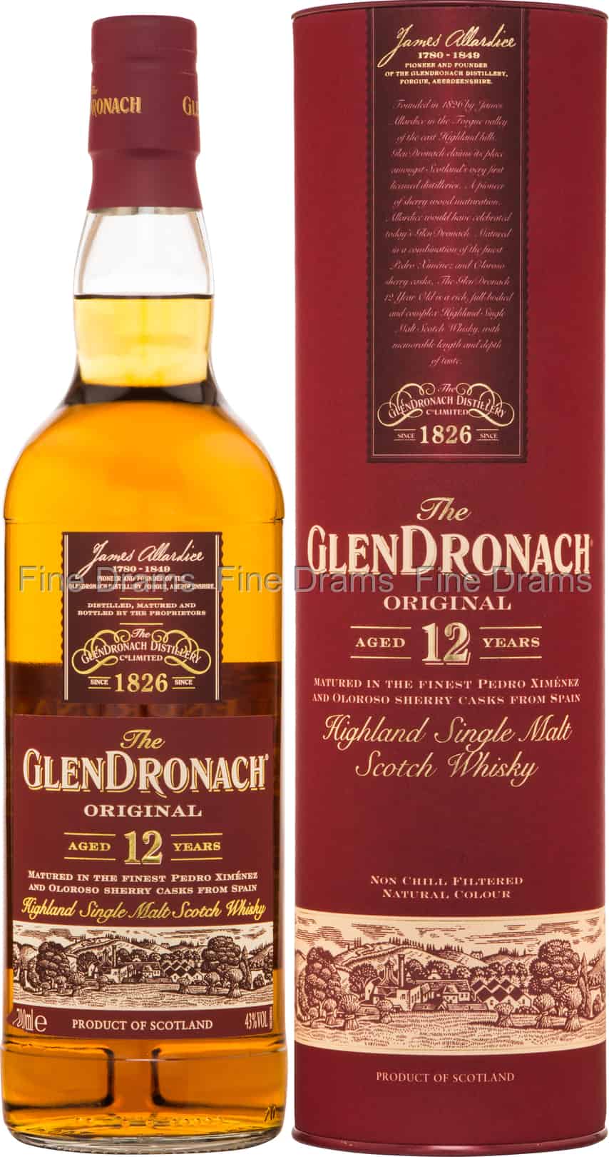 Glendronach 12 Year Old 70 cl 43