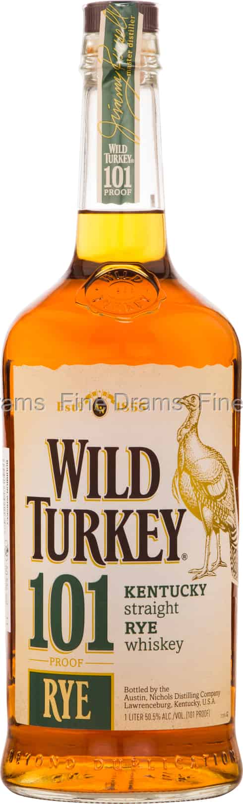 Wild Turkey 101 Proof Rye 1 Liter 100 cl 505
