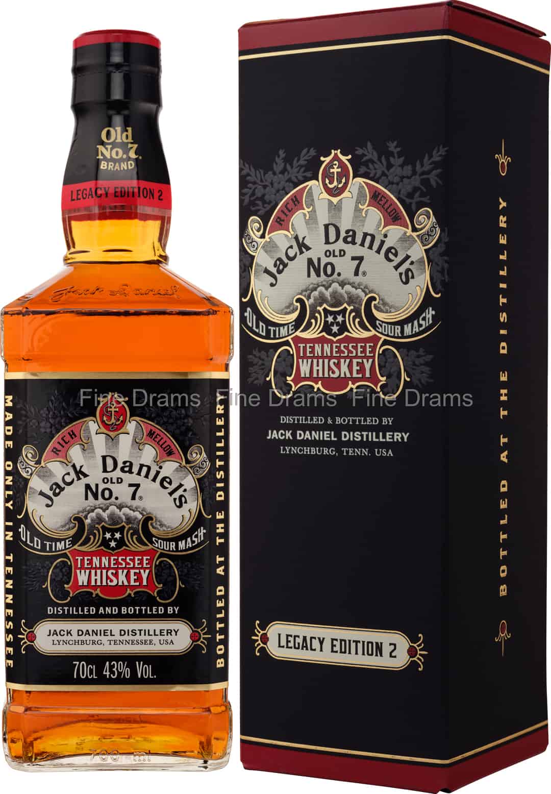Jack Daniels Old No 7 Legacy Edition 2 70 cl 43