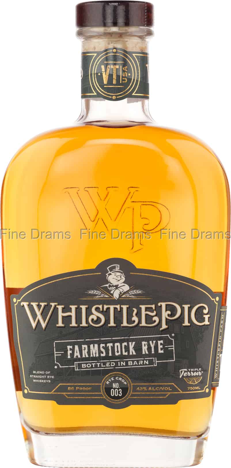 WhistlePig FarmStock Rye Crop No003 75 cl 43