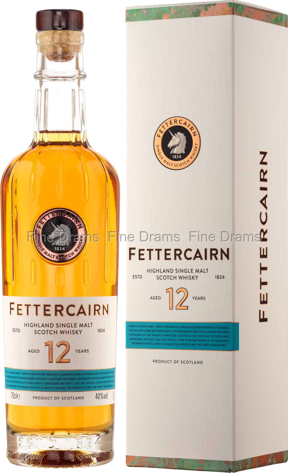 Fettercairn 12 Year Old 70 cl 40
