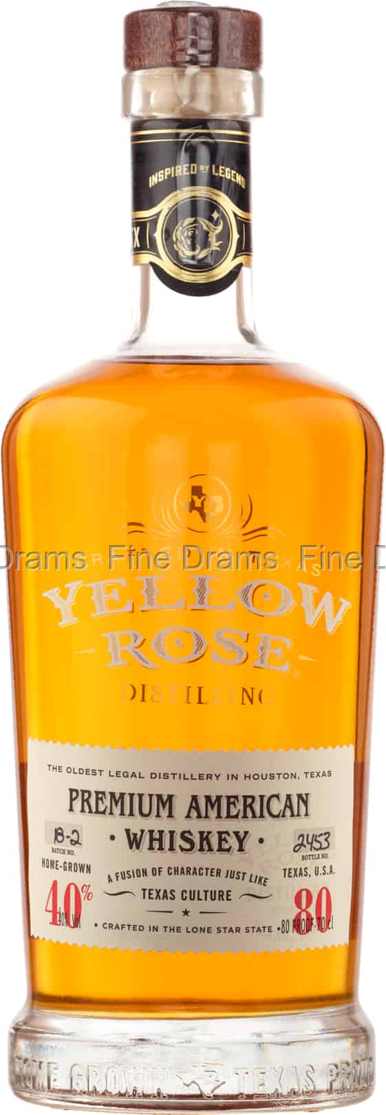 Yellow Rose Premium American Whiskey 70 cl 40