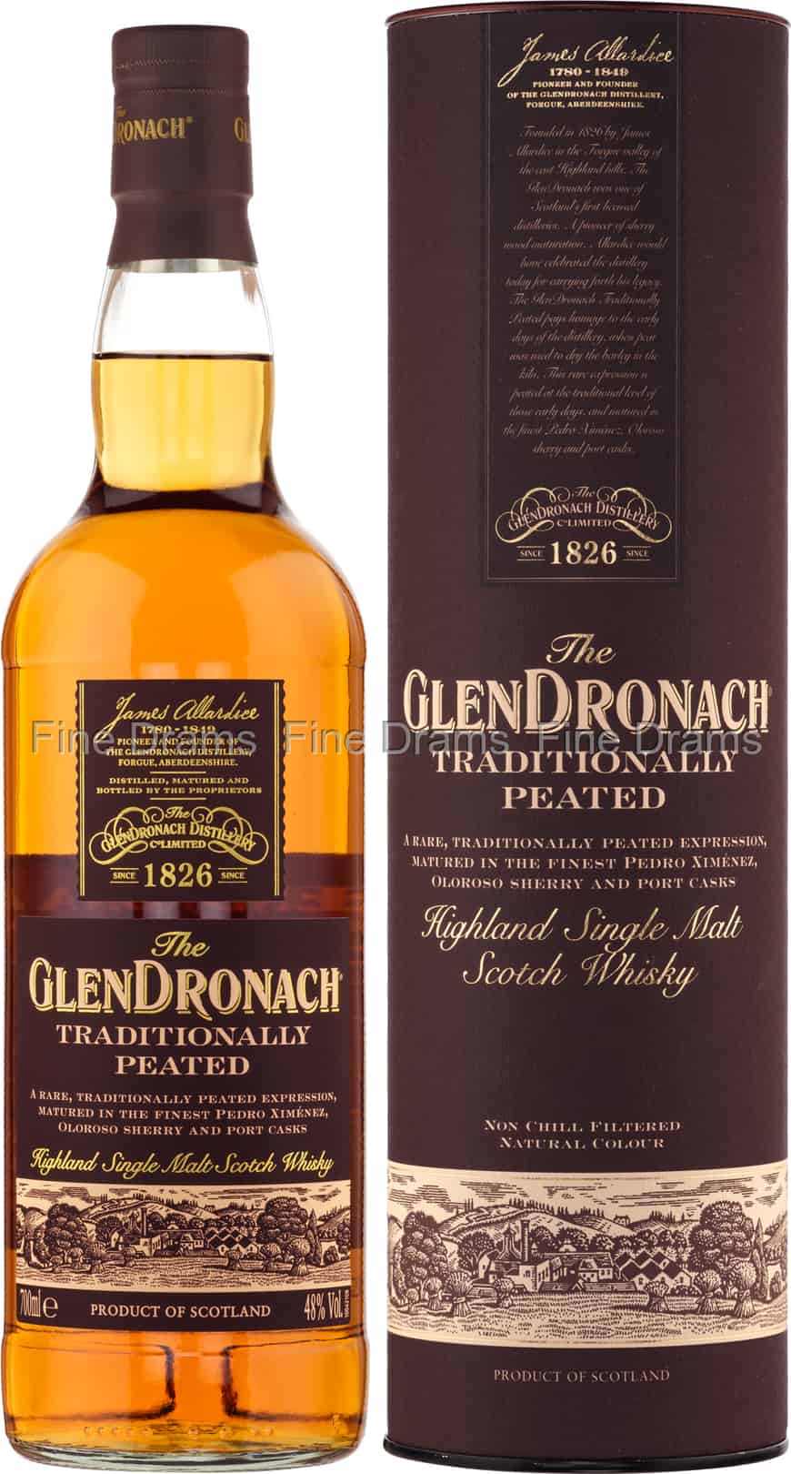 Glendronach Traditionally Peated 70 cl 48