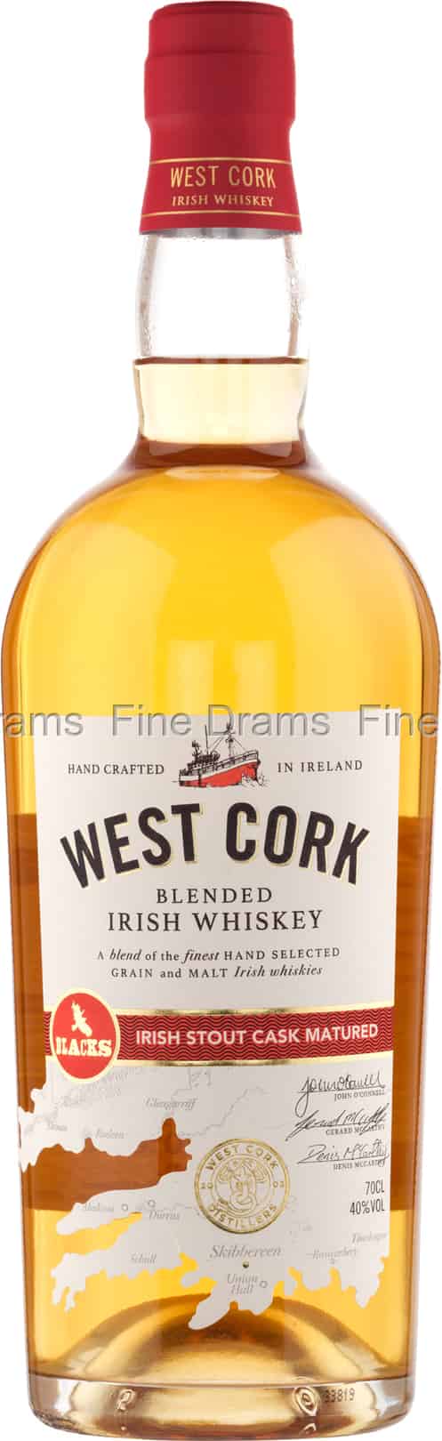 West Cork Irish Stout Cask Matured 70 cl 40