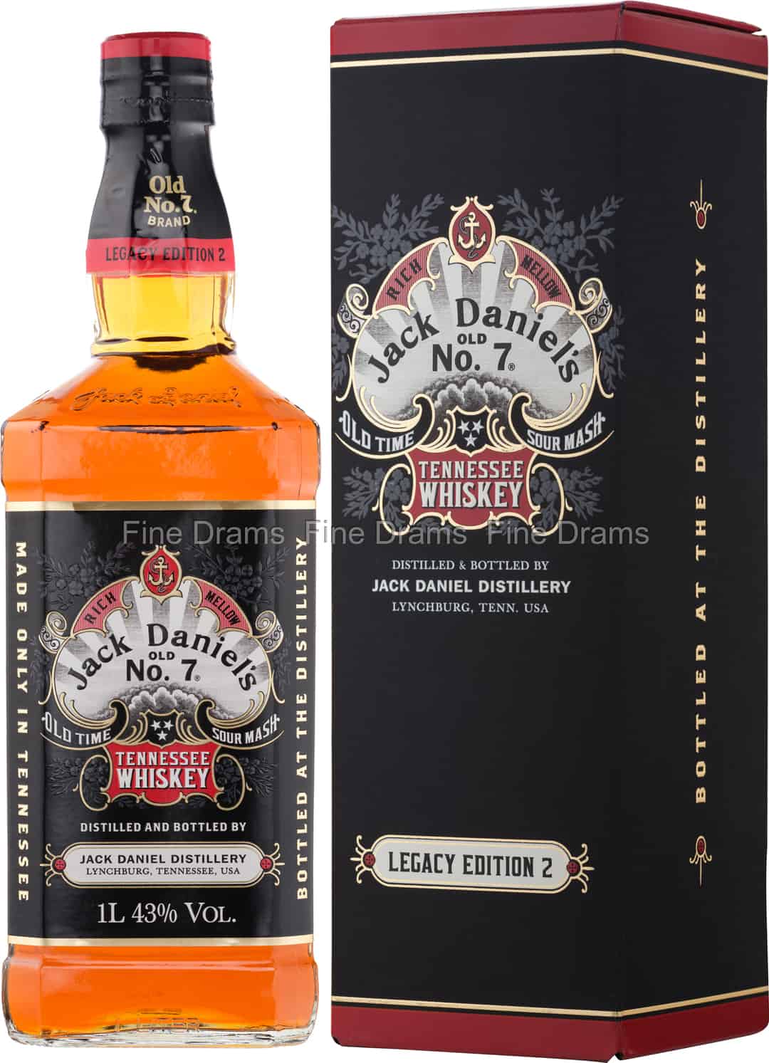 Jack Daniels Old No 7 Legacy Edition 2 1 Liter 100 cl 43