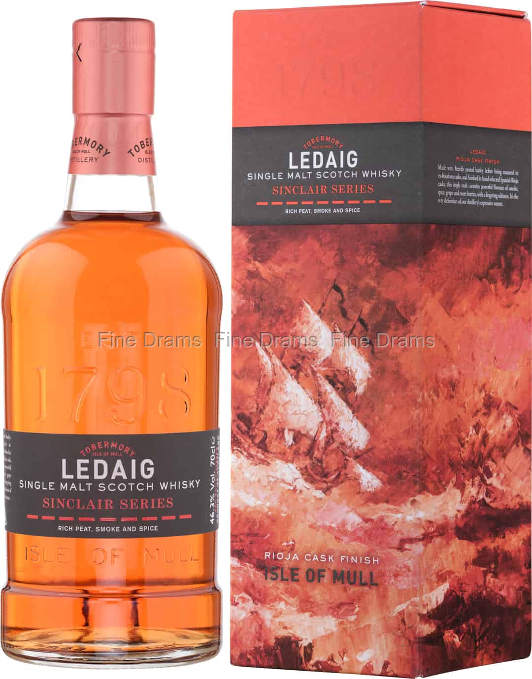 Ledaig Rioja Cask Finish Sinclair Series 70 cl 463