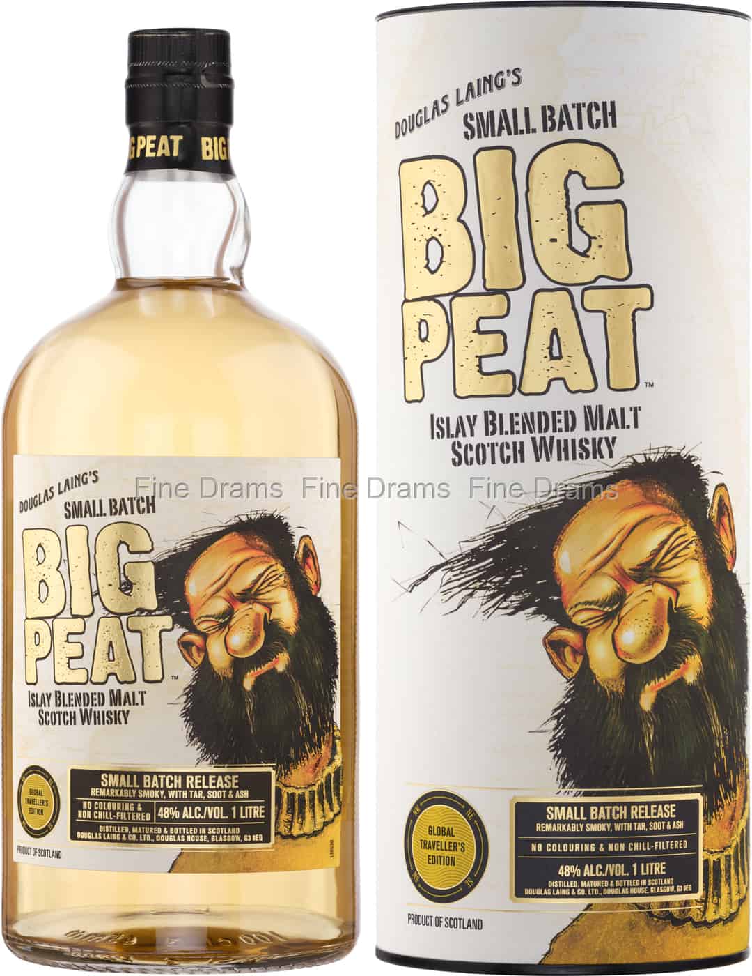 Big Peat Small Batch Global Travellers Edition 1 Liter 100 cl 48