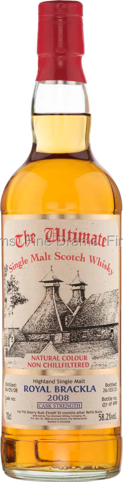 Royal Brackla 12 Year Old 2008 Cask 7 The Ultimate Whisky Company 70 cl 582