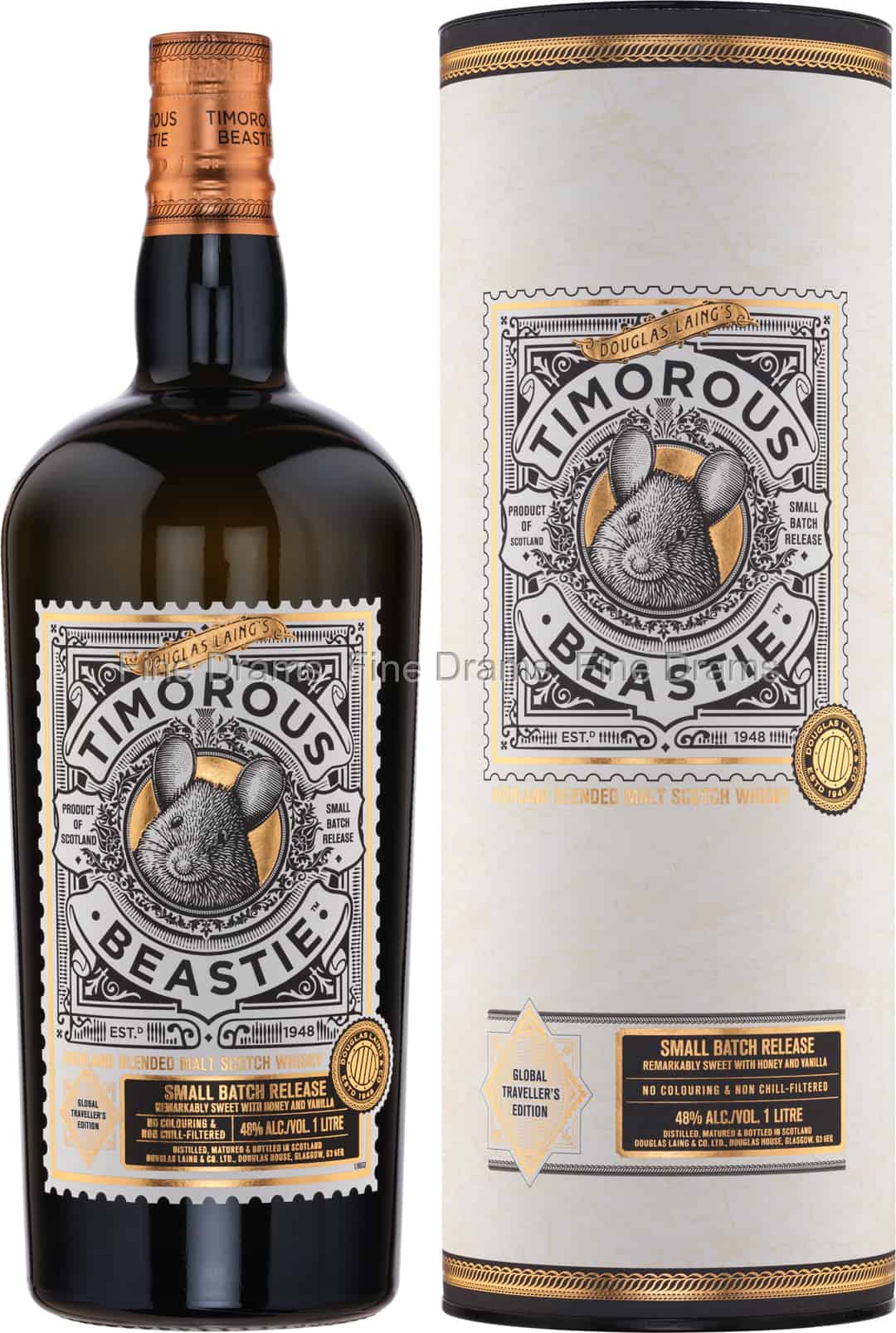 Timorous Beastie Small Batch Global Travellers Edition 1 Liter 100 cl 48