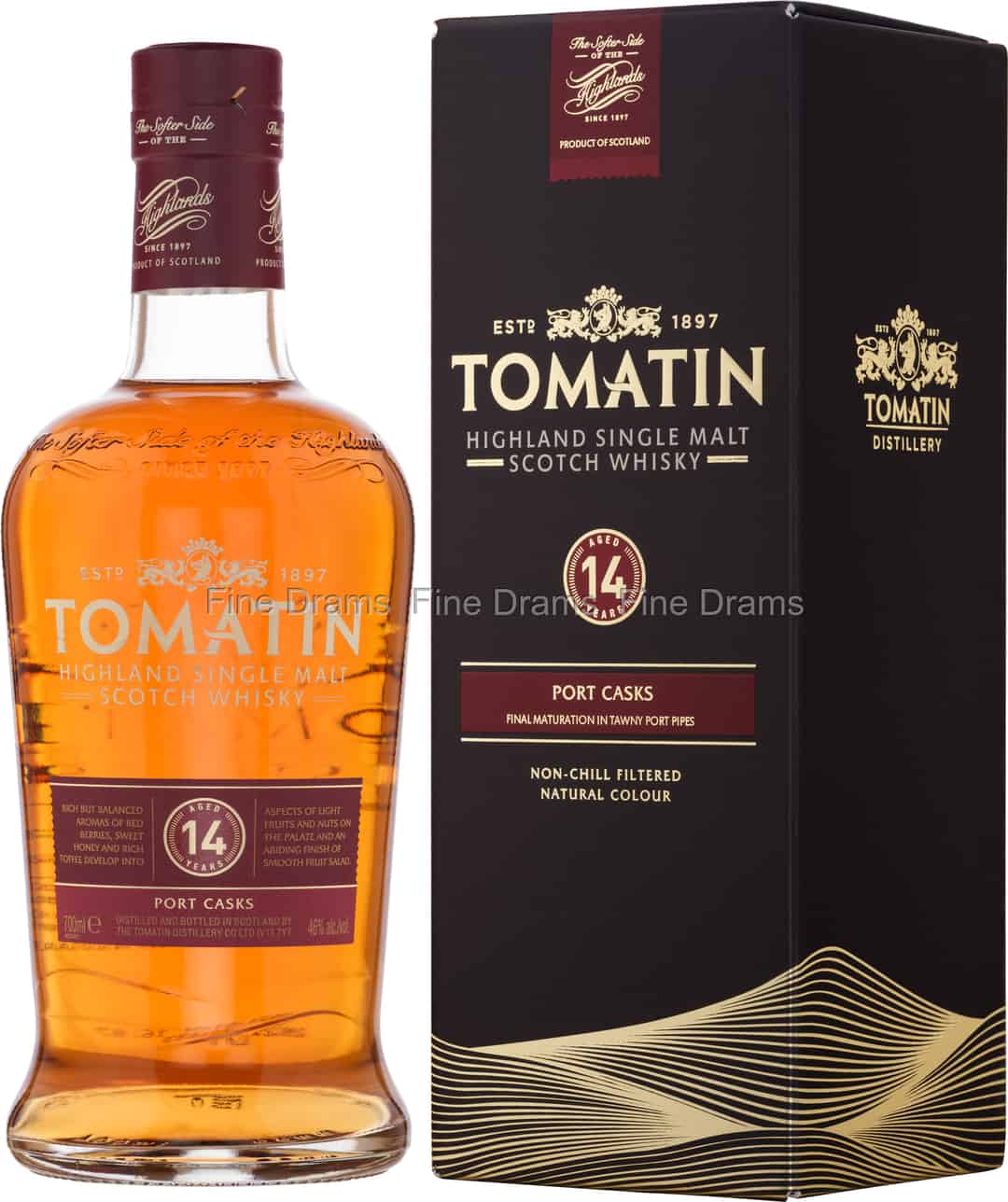 Tomatin 14 Year Old Port Cask Finish 70 cl 46