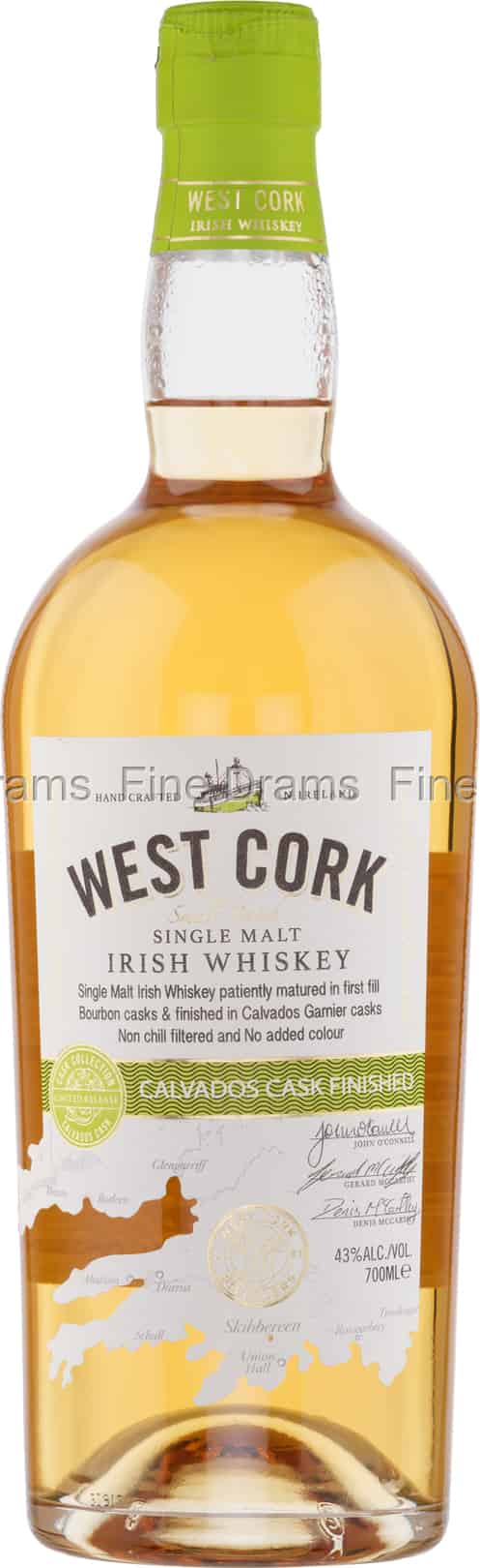 West Cork Single Malt Calvados Cask Finished 70 cl 43