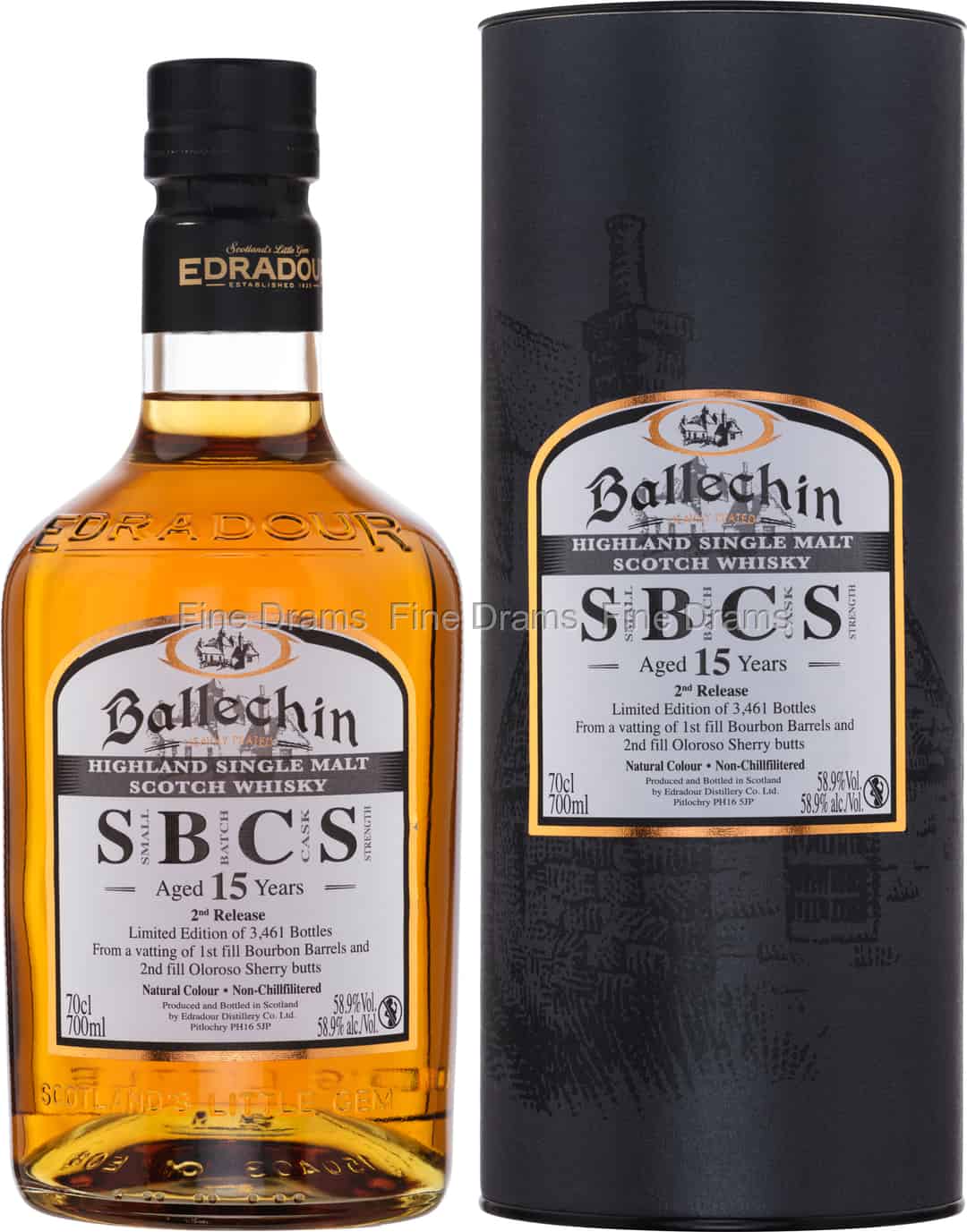 Ballechin 15 Year Old Small Batch Cask Strength 2nd Release 70 cl 589
