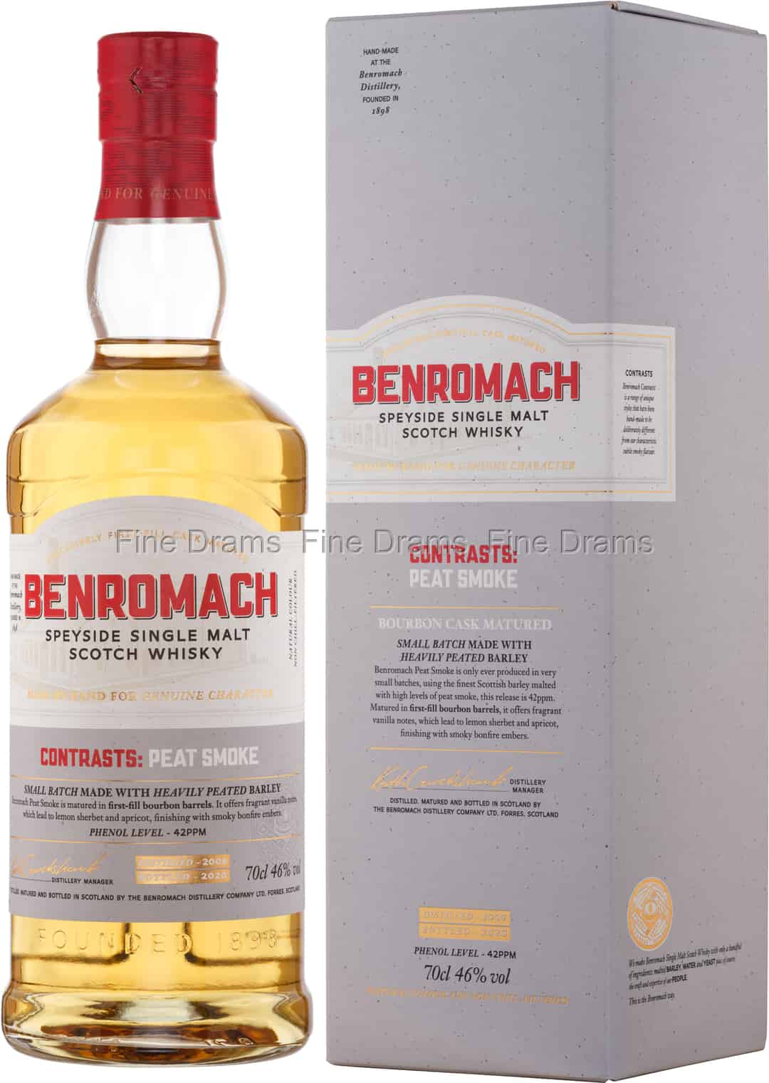 Benromach Contrasts Peat Smoke 2009 Bottled 2020 70 cl 46