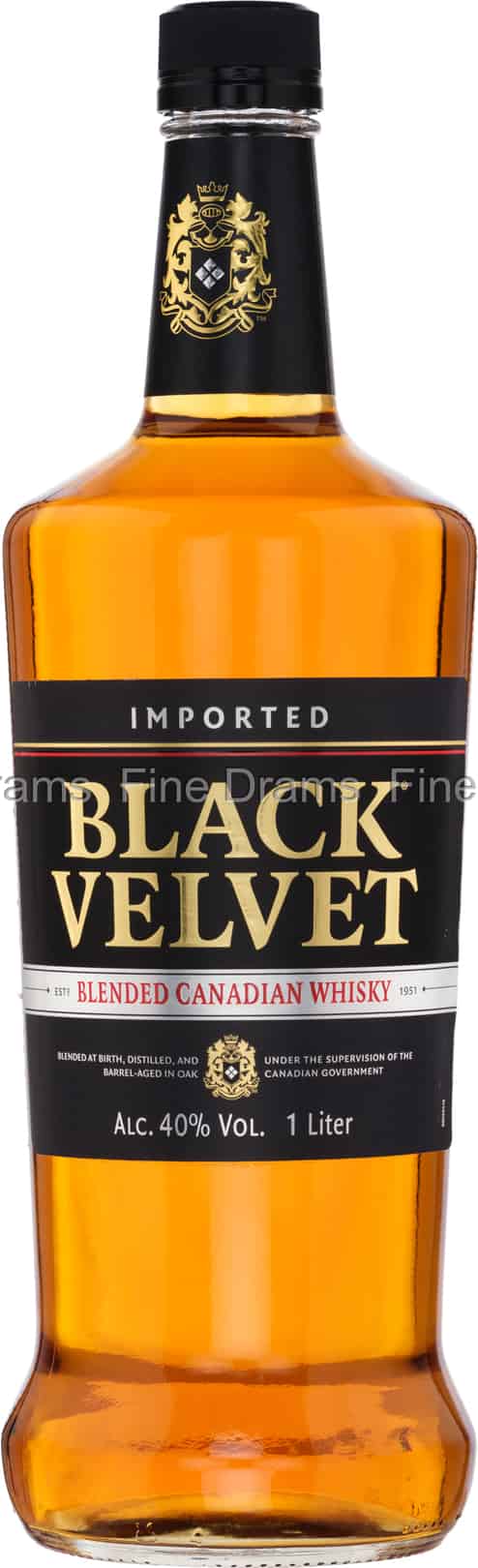Black Velvet 1 Liter 100 cl 40