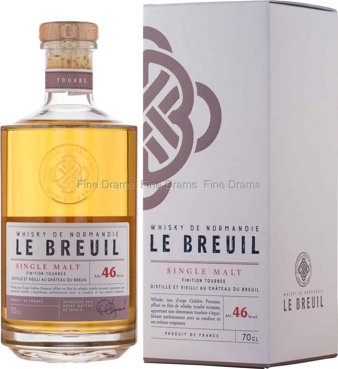 Le Breuil Finition Tourbee Single Malt Whisky 70 cl 46