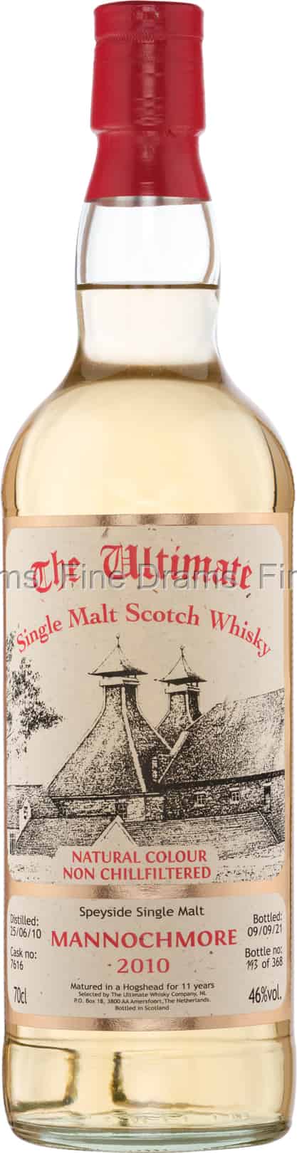 Mannochmore 11 Year Old 2010 Cask 7616 The Ultimate Whisky Company 70 cl 46