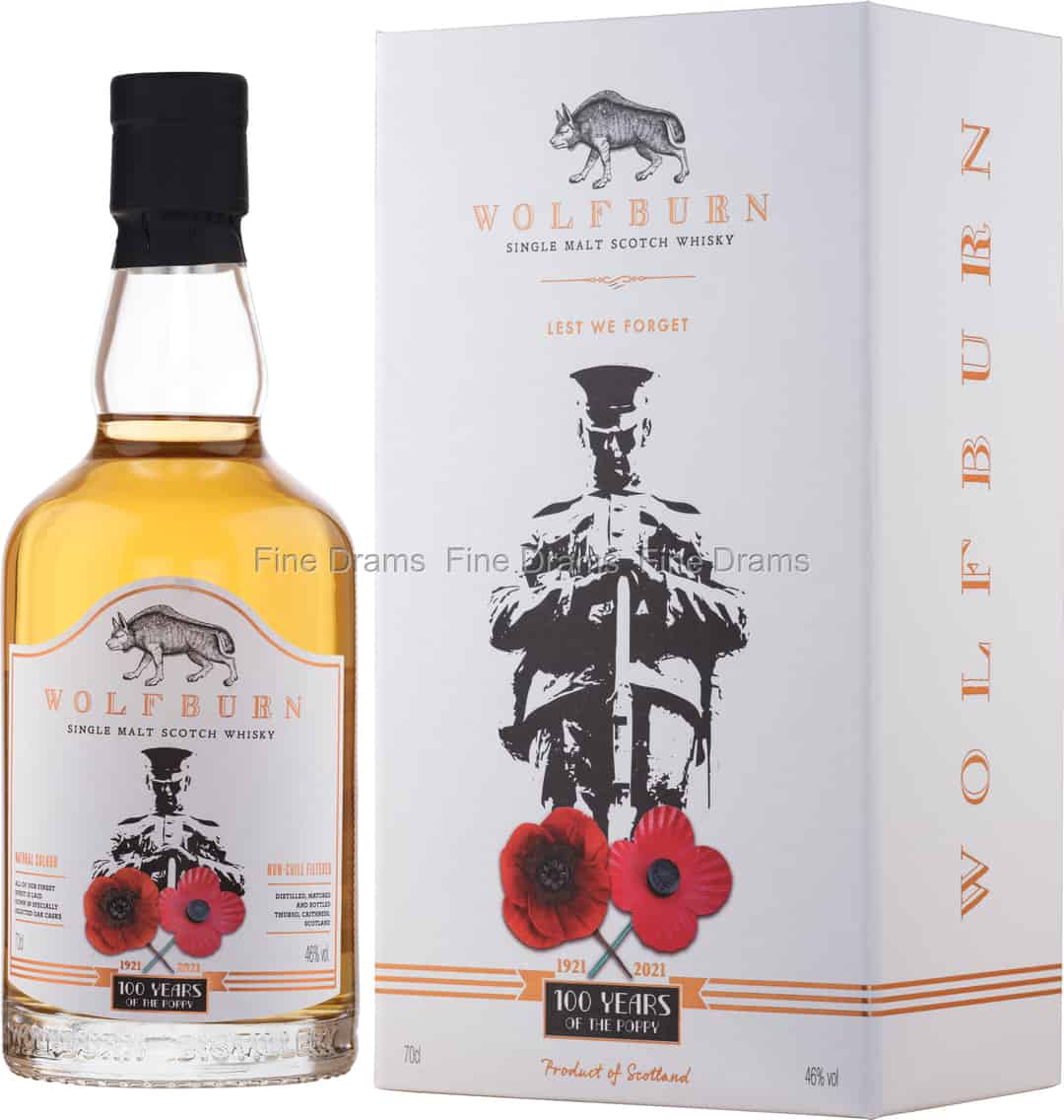 Wolfburn 100 Years Of The Poppy 70 cl 46