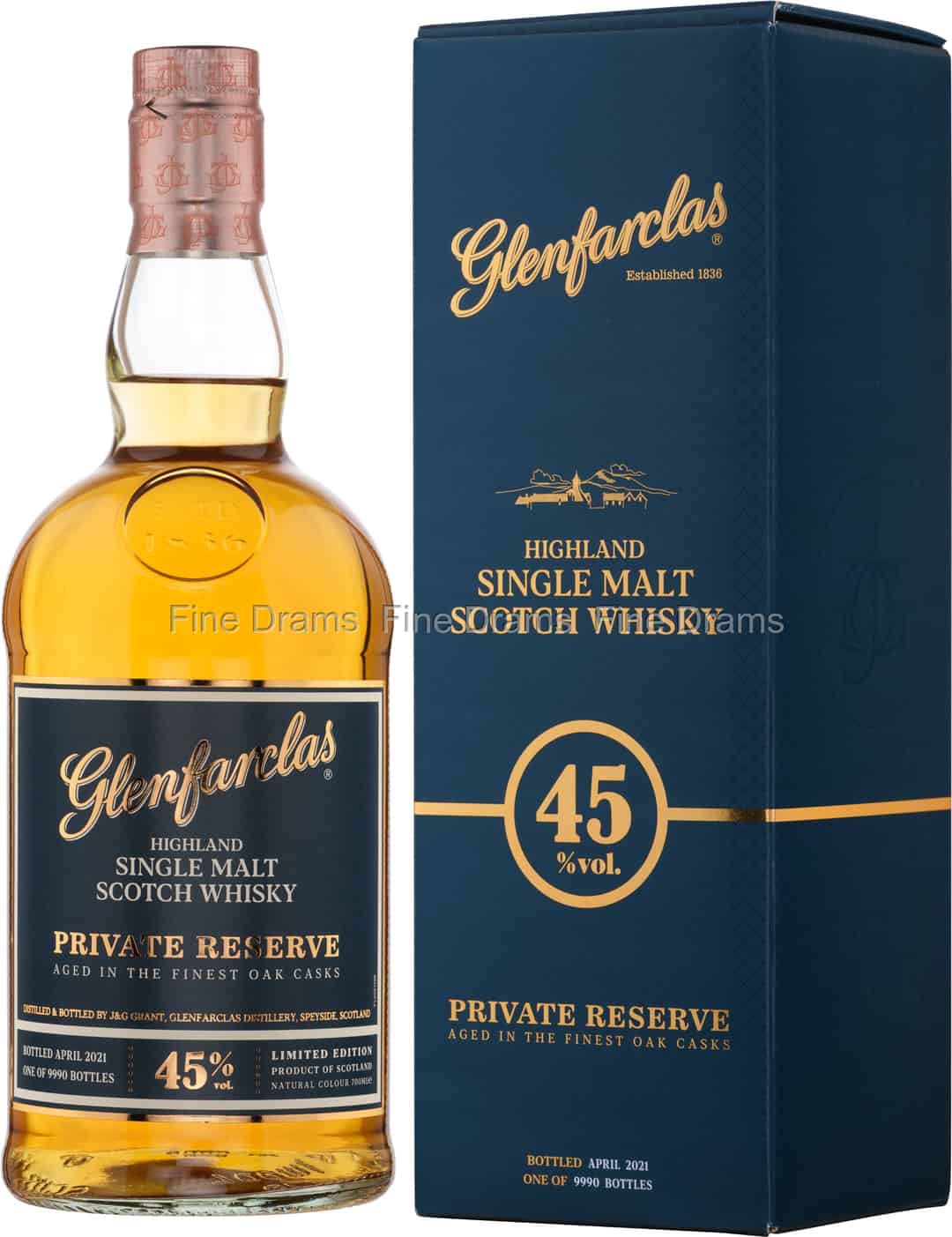 Glenfarclas Private Reserve Bottled 2021 70 cl 45