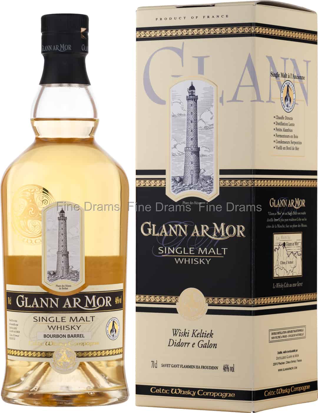 Glann Ar Mor Bourbon Barrel 70 cl 46