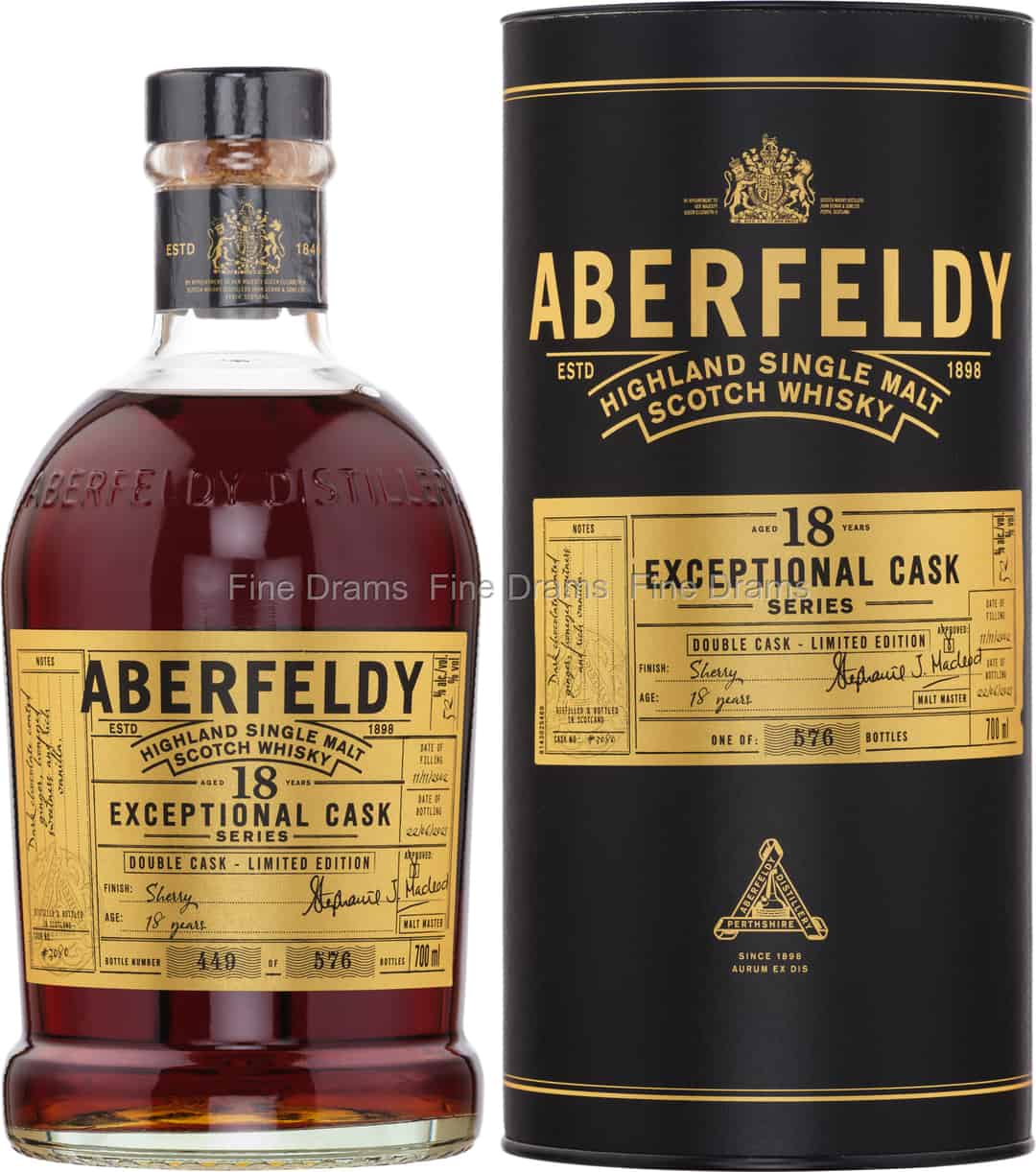 Aberfeldy 18 Year Old 2002 Cask 3080 Exceptional Cask Series 70 cl 52