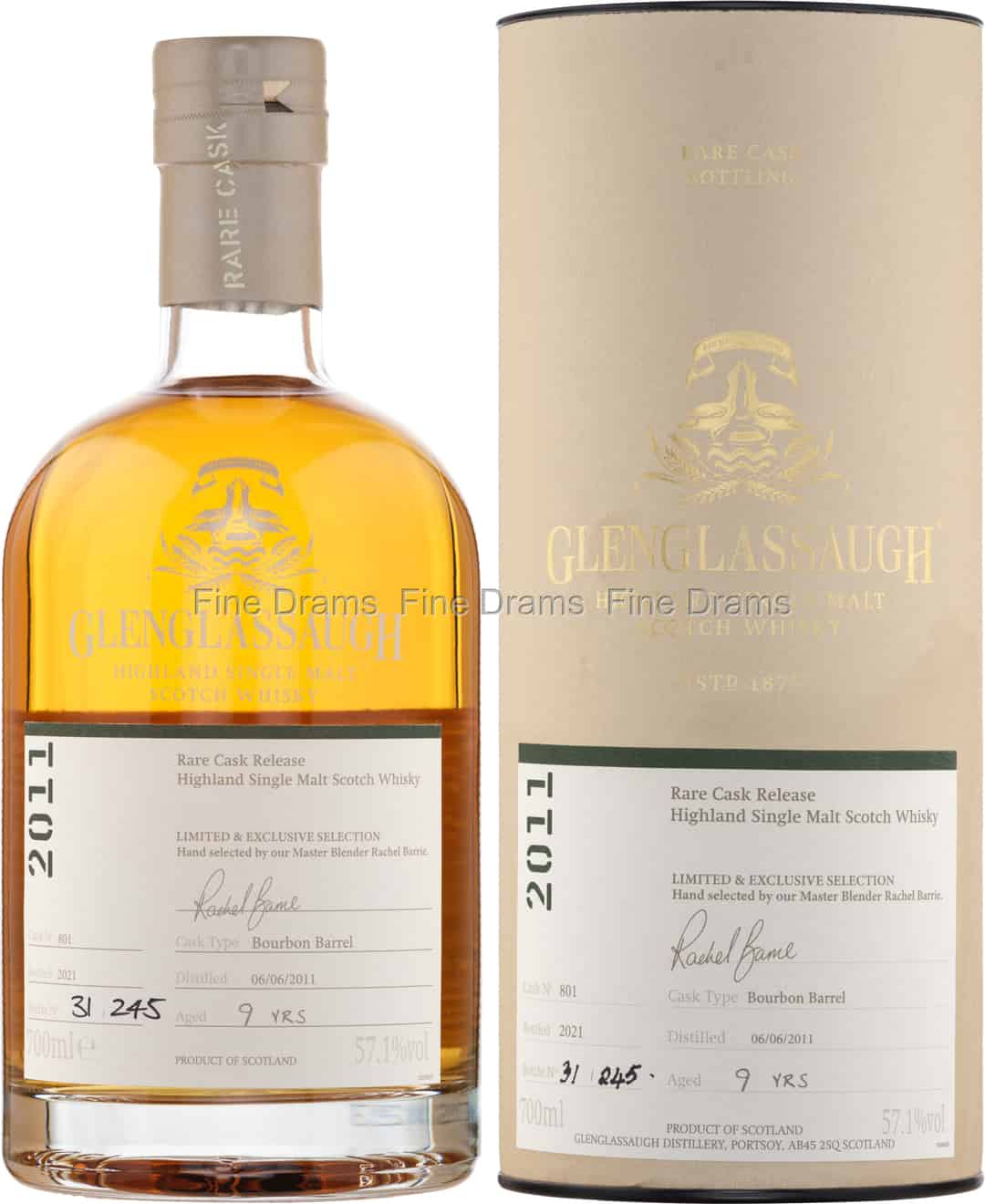 Glenglassaugh 9 Year Old 2011 Bourbon Cask 801 70 cl 571