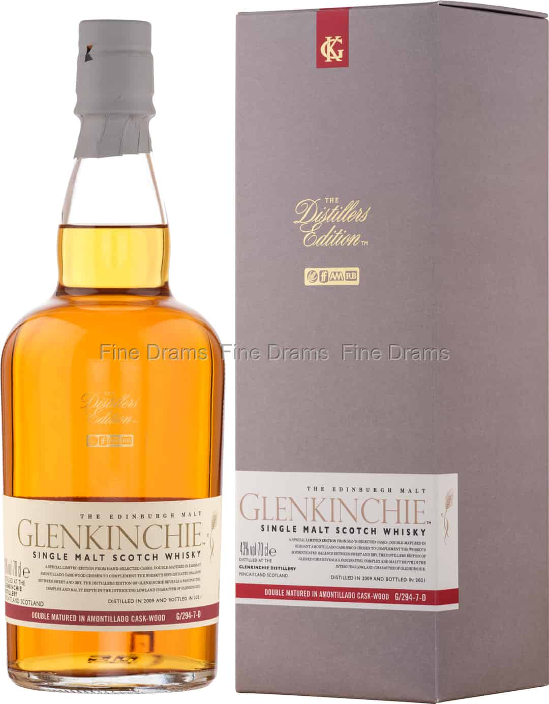 Glenkinchie 2009 Amontillado Sherry Finish Bottled 2021 Distillers Edition 70 cl 43