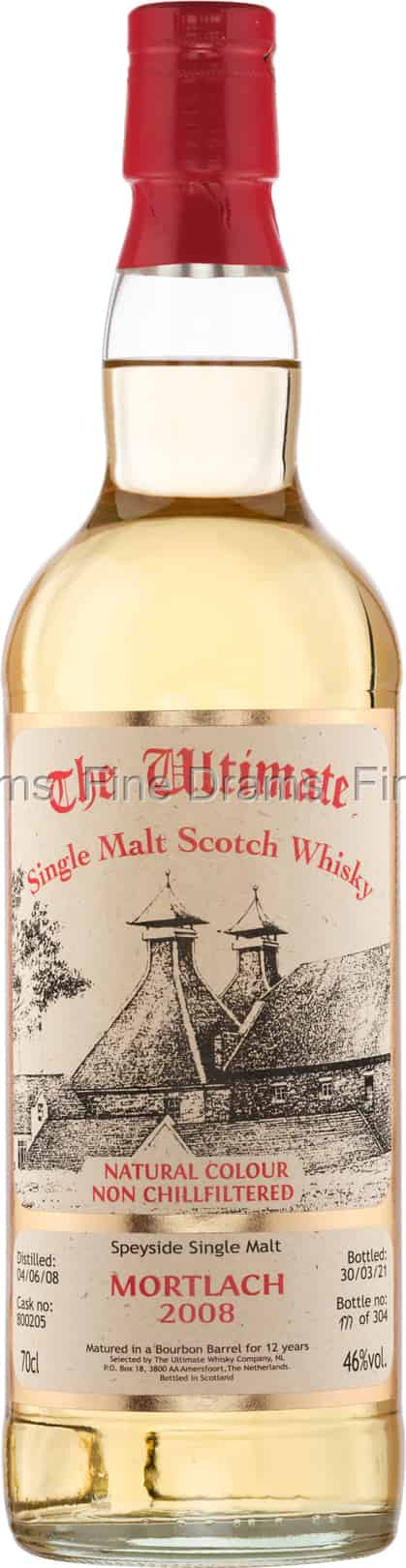 Mortlach 12 Year Old 2008 Cask 800205 The Ultimate Whisky Company 70 cl 46