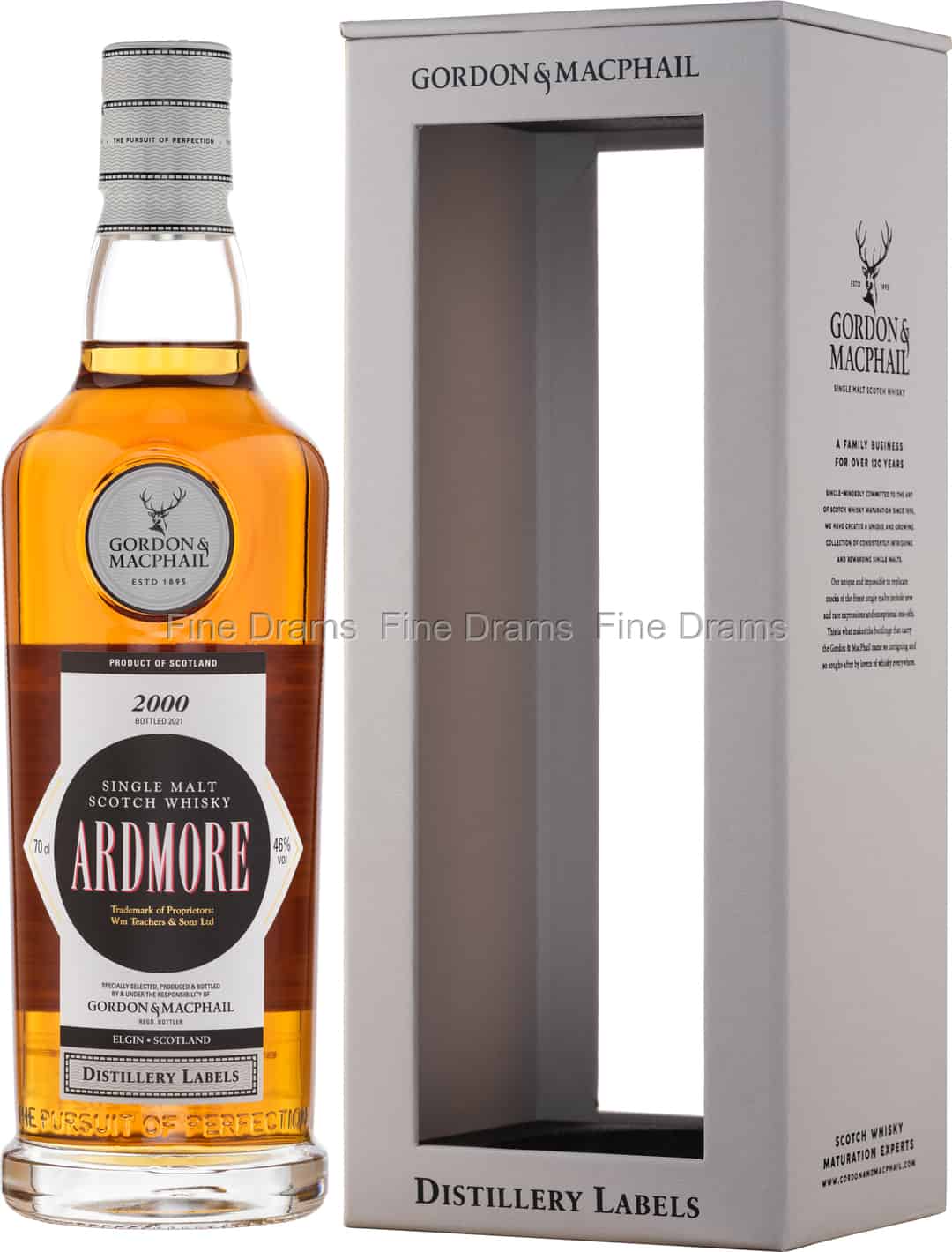 Ardmore 2000 Bottled 2021 Gordon MacPhail Distillery Labels 70 cl 46