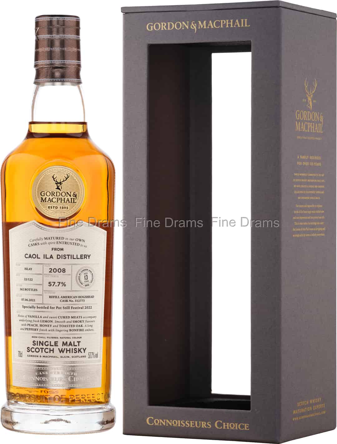 Caol Ila 13 Year Old 2008 Cask 312773 Connoisseurs Choice Gordon MacPhail 70 cl 577