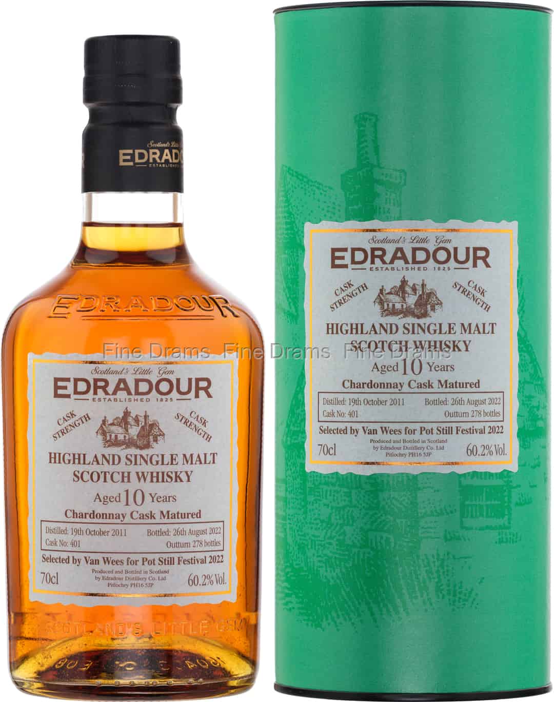 Edradour 10 Year Old 2011 Chardonnay Cask 401 2022 Pot Still Festival 70 cl 602