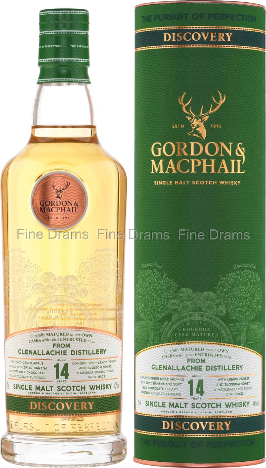Glenallachie 14 Year Old Discovery Gordon MacPhail 70 cl 43