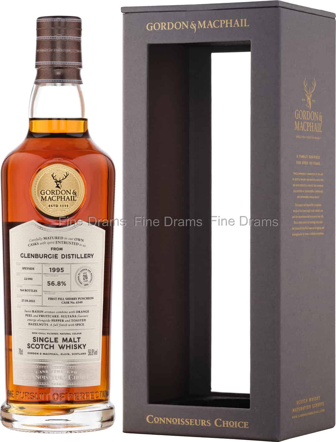 Glenburgie 26 Year Old 1995 Cask 6349 Connoisseurs Choice Gordon MacPhail 70 cl 568