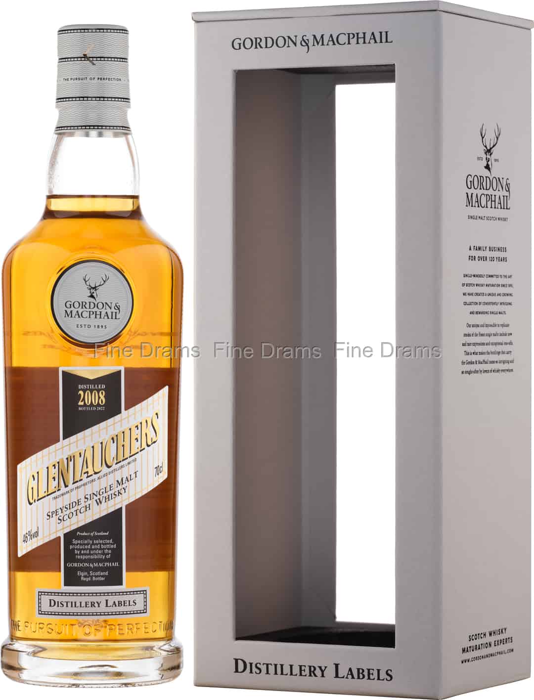 Glentauchers 2008 Bottled 2022 Gordon MacPhail Distillery Labels 70 cl 46